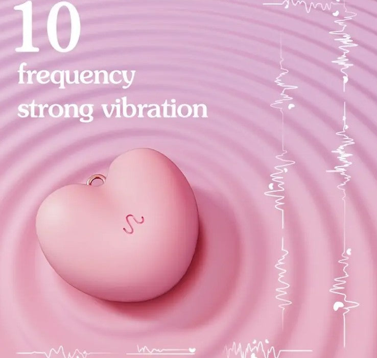 Lilith's Heart mini vibrator keychain with 9 vibration settings