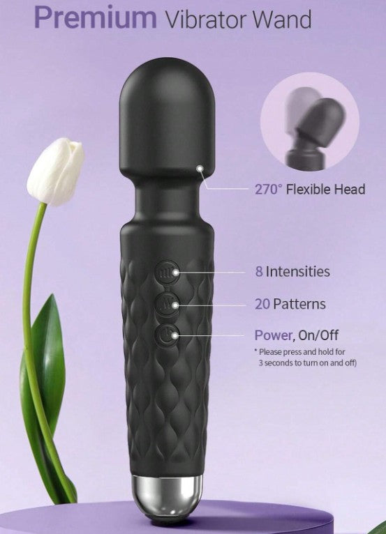 Lilith's Caress vibrator with 20 vibration modes