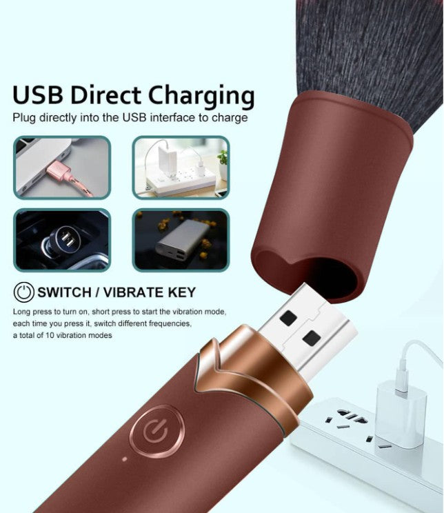 Lilith's Secret 2-in-1 Vibrating Brush