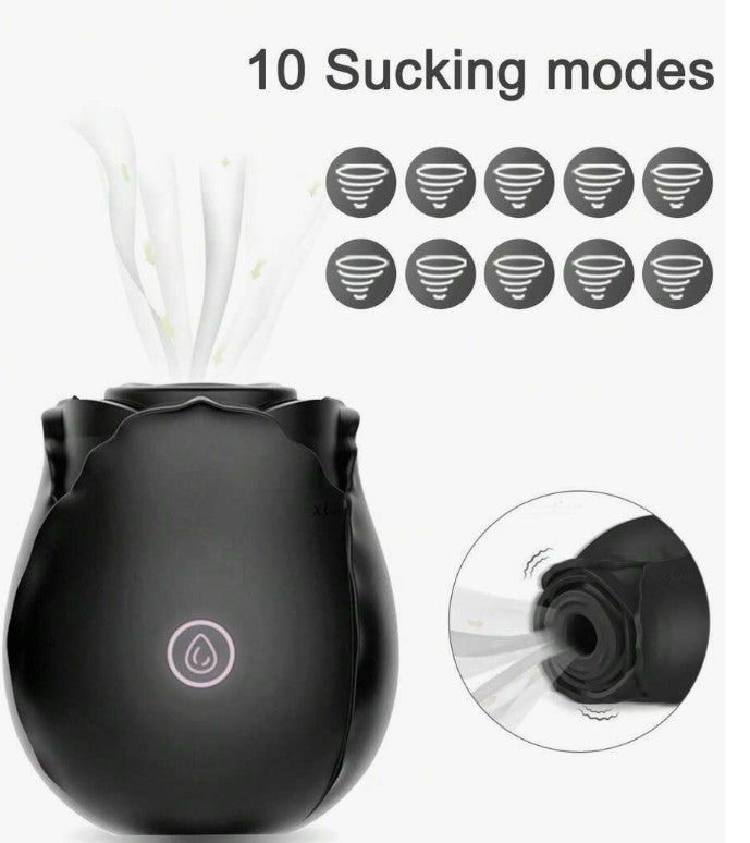 Rose de Lilith stimulateur clitoridien à succion & vibrations