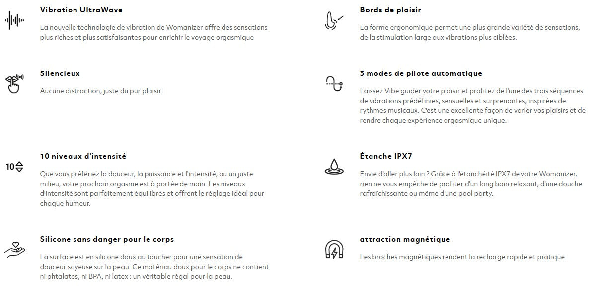 Womanizer Vibe - Vibromasseur Clitoridien